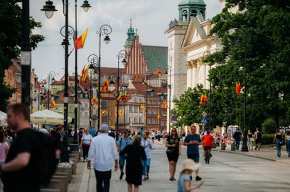 W czasie Wielkanocy ruchu kołowy będzie wyłączony z Krakowskiego Przedmieścia i Nowego Światu