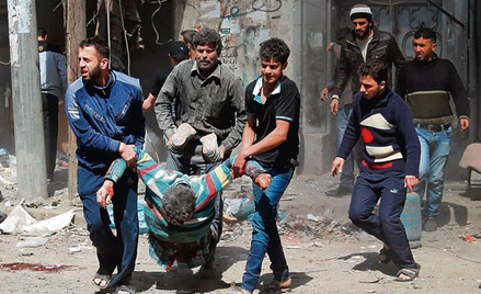 Ofiara bombardowania Aleppo. Wojna od trzech lat pochłania średnio 140 ofiar dziennie