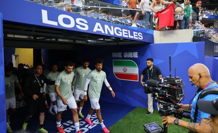 Piłkarze reprezentacji Iranu przed meczem z Nową Zelandią w Los Angeles