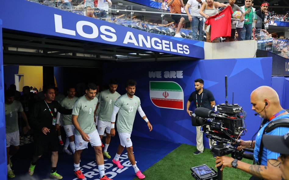 Piłkarze reprezentacji Iranu przed meczem z Nową Zelandią w Los Angeles