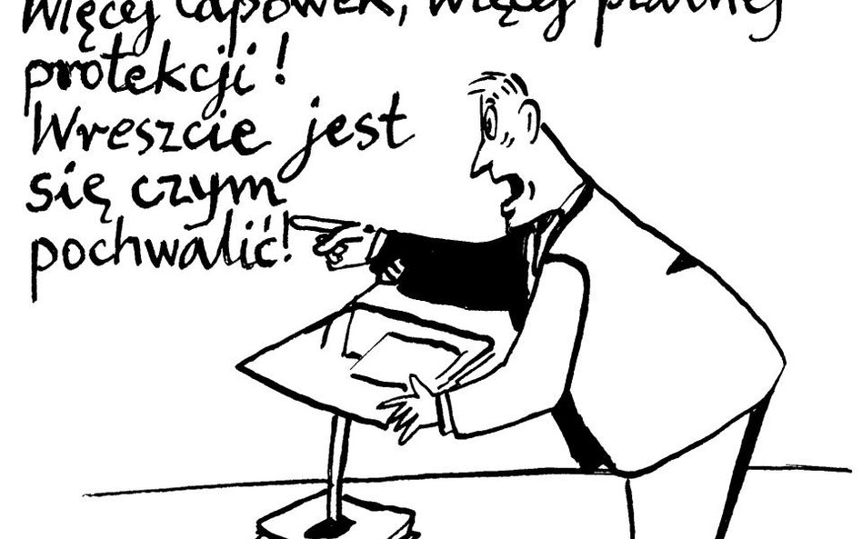 Komentarz rysunkowy. Łapówki