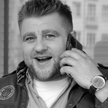Tomasz Jakubiak po nagraniu programu w telewizji, fotografia z października 2022 r.