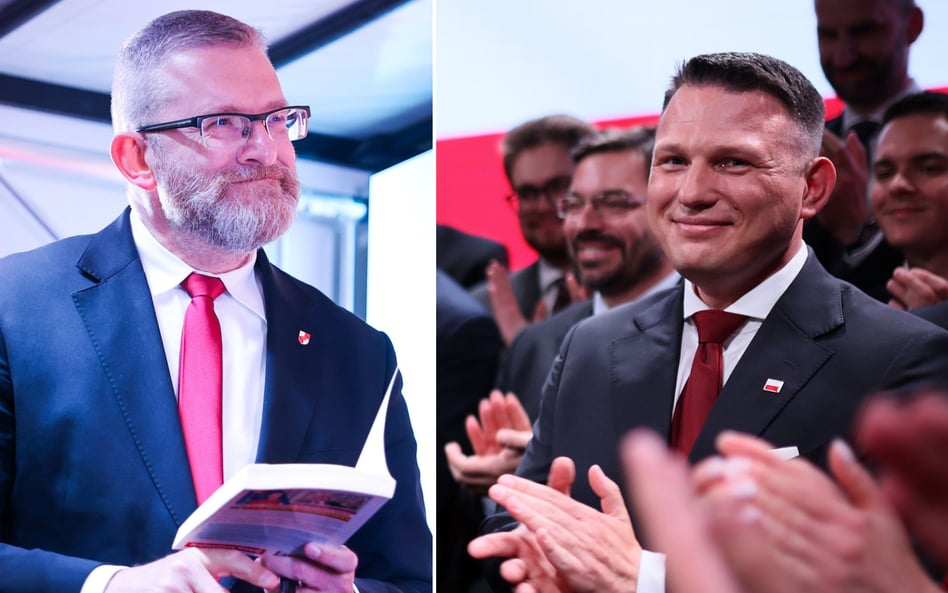 Grzegorz Braun i Sławomir Mentzen