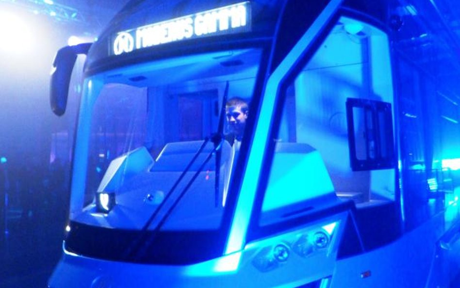 Prototyp tramwaju Moderus Gamma zaprezentowany w listopadzie przez Modertrans- spółkę zależną MPK Po