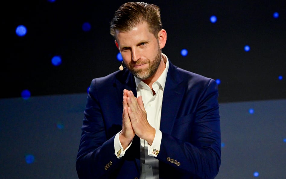 Eric Trump, syn prezydenta USA Donalda Trumpa, jest współzałożycielem firmy American Bitcoin