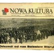 Strona tytułowa „Nowej Kultury” z relacją z pogrzebu Bolesława Bieruta. Marzec 1956 r.
