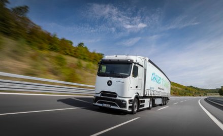 Elektryczny Actros A600 o zasięgu 500 km.