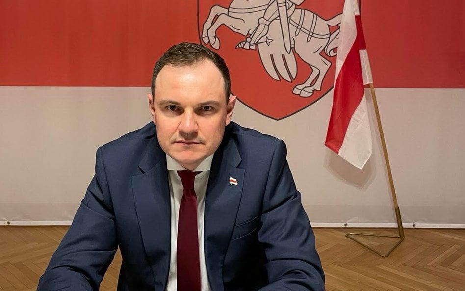 Aleś Zarembiuk, szef Białoruskiego Domu w Warszawie