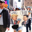 Nowy Jork, demonstracja przeciwko polityce Donalda Trumpa