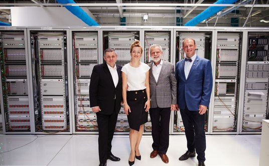 Od lewej: M. Maciejewski, A. Szczygielska, K. Frąk i S. Jasiński