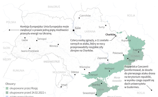 Tak wyglądała sytuacja na froncie w 979 dniu wojny Rosji z Ukrainą