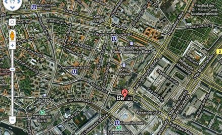 Berlin na mapie Google'a