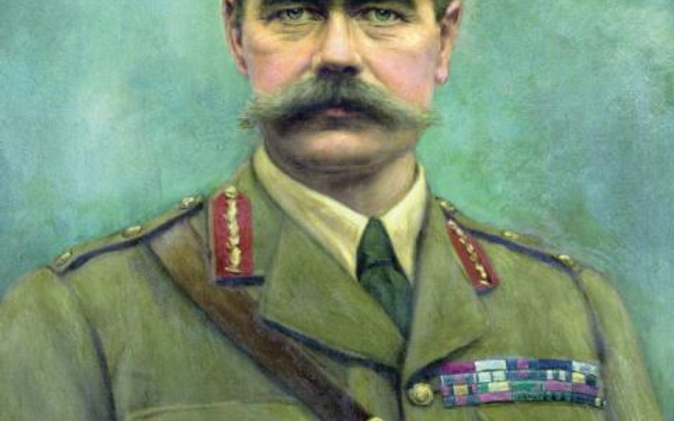 Lord Horatio Kitchener, brytyjski minister wojny, portret z 1915 r.