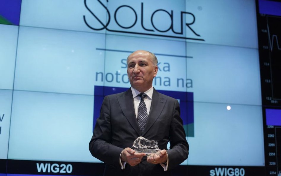 Stanisław Bogacki, prezes Solar Company