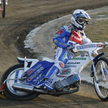 Nicki Pedersen podczas Grand Prix Europy w Lesznie