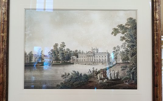 Zygmunt Vogel "Widok Łazienek od strony północnej”