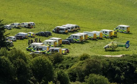 "Poważny wypadek". Pociąg pasażerski wykoleił się w Szkocji