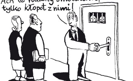 Komentarz rysunkowy. Kłopot z rodzinami smoleńskimi