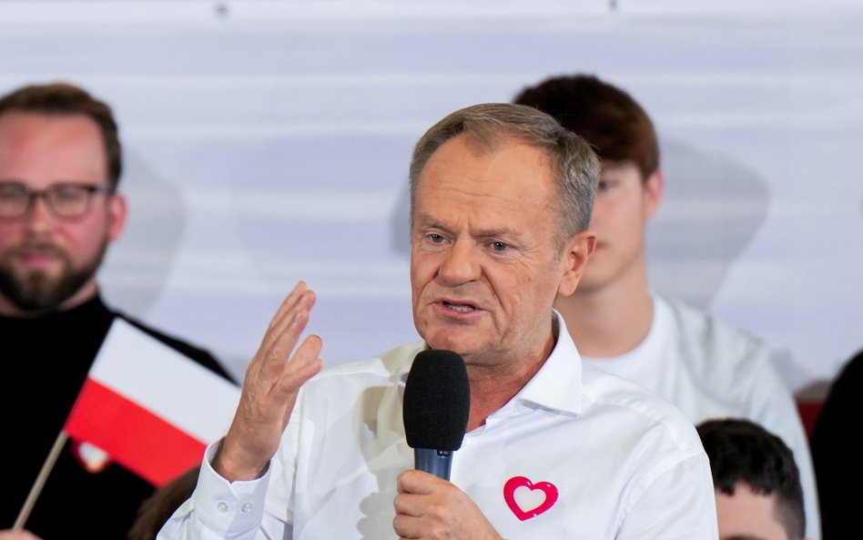 Przewodniczący PO Donald Tusk