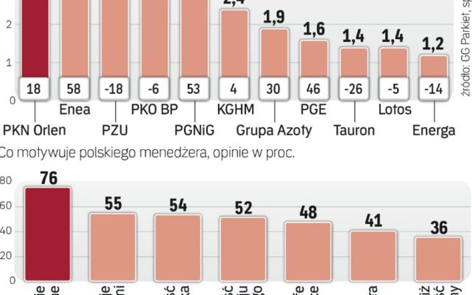 Polskich menedżerów motywują głównie pieniądze