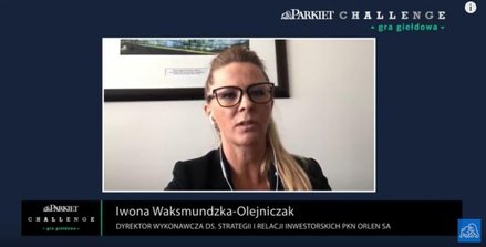 W trakcie finału łączyliśmy się m.in. z dyrektor Iwoną Waksmundzką-Olejniczak, dyrektor z PKN Orlen,