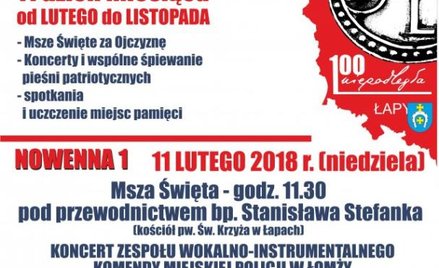 Plakat policyjnej Nowenny Niepodległości