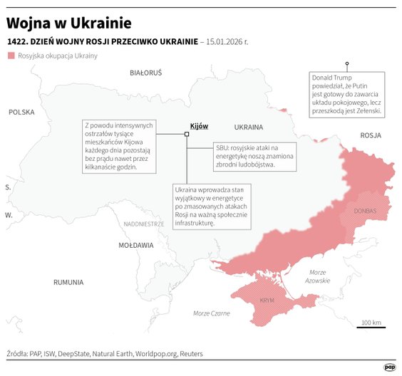 Tak wyglądała sytuacja na froncie w 1422 dniu wojny