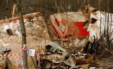 Wrak Tupolewa, który rozbił się 10 kwietnia 2010 pod Smoleńskiem