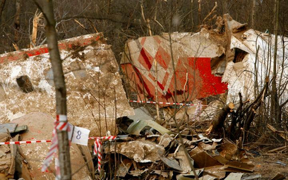 Wrak Tupolewa, który rozbił się 10 kwietnia 2010 pod Smoleńskiem