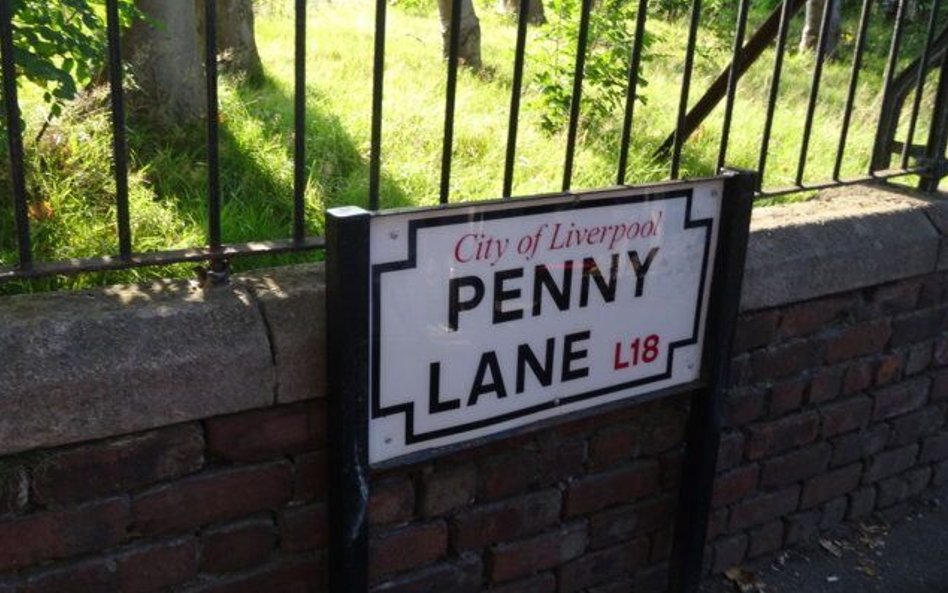 Penny Lane słynna ulica z piosenki Beatlesów