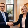 Wiele komentarzy wywołało to zdjęcie, które Marine Le Pen opublikowała po spotkaniu z premierem Mate