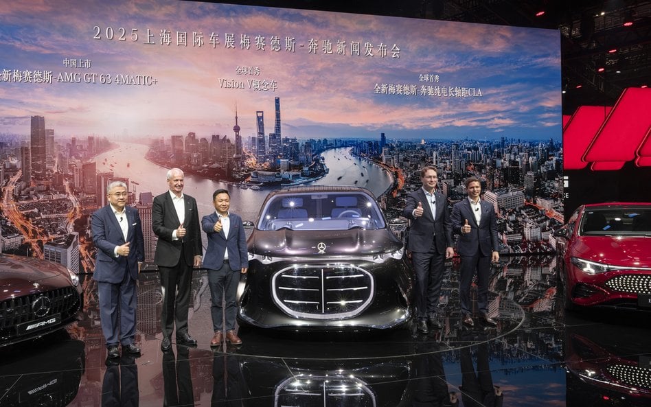 Mercedes-Benz prezentuje nowe modele podczas targów Auto Shanghai 2025