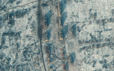 Sołedar, zdjęcie satelitarne z 10 stycznia