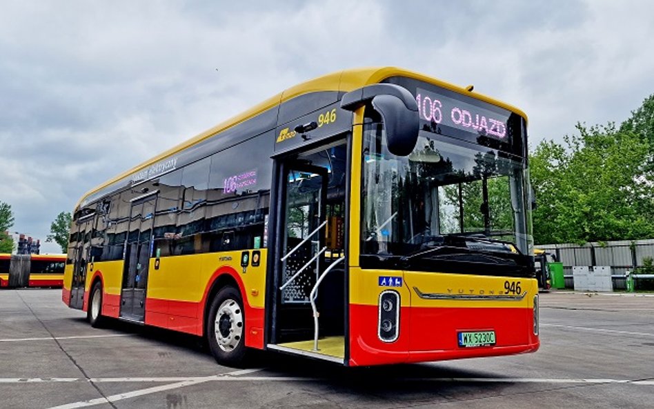 Chińskie autobusy elektryczne Yutong, obecne we flocie stołecznego MZA, rzeczywiście mogą stanowić r