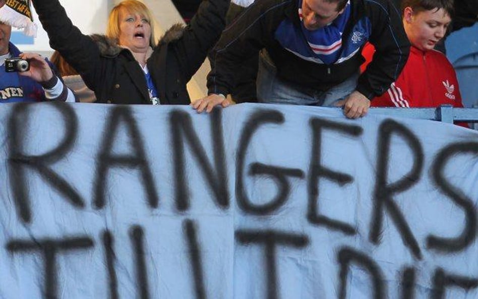 Mecze Rangersów w Glasgow ogląda średnio 40 tysięcy kibiców