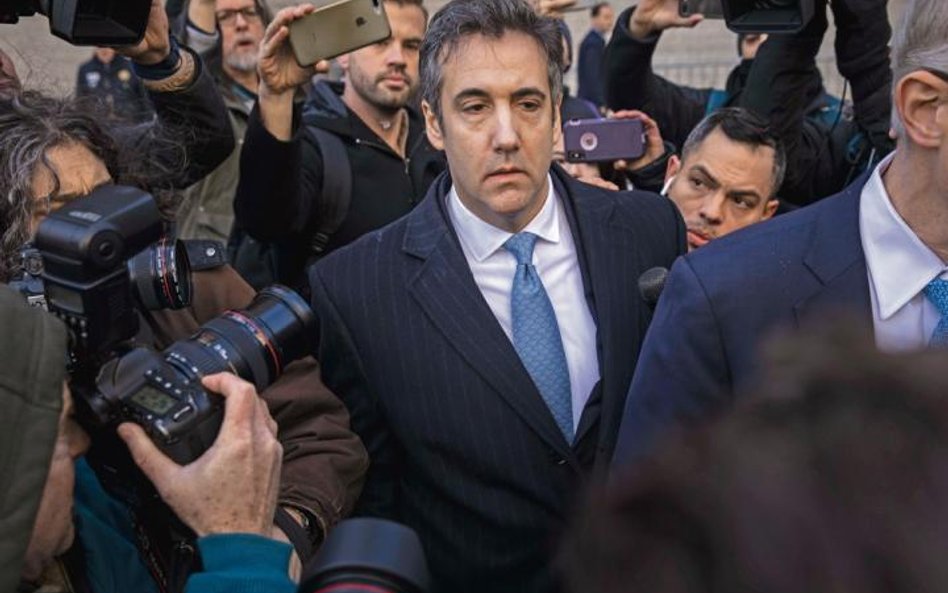 Michael Cohen, długoletni prawnik Donalda Trumpa, został skazany na trzy lata więzienia, mimo że wsp