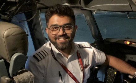 Indyjski pilot Smit Machchhar
