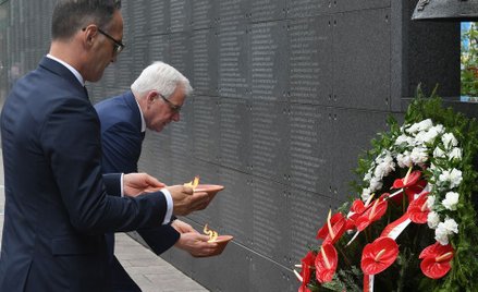 Szef niemieckiej dyplomacji Heiko Maas i polski minister spraw zagranicznych Jacek Czaputowicz