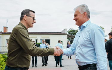 Spotkanie Morawieckiego i Nausedy w Suwałkach