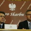 Wiceminister skarbu Jan Bury i jego zwierzchnik Aleksander Grad