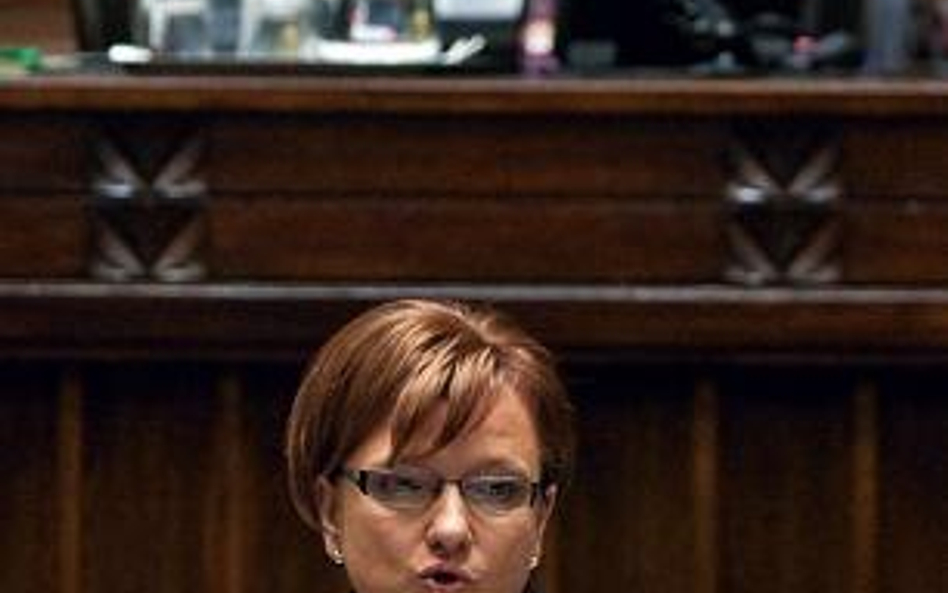 Beata Kempa z PiS atakowała podczas debaty, że projekt PO dotyczący powołania komisji „jest obliczon