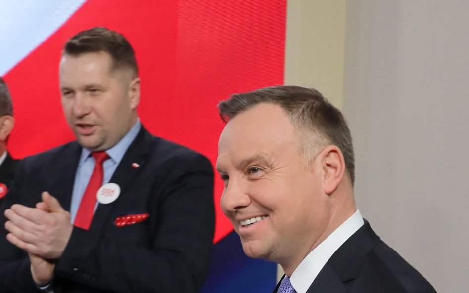 Przemysław Czarnek i Andrzej Duda