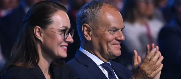 Julia Swyrydenko i Donald Tusk