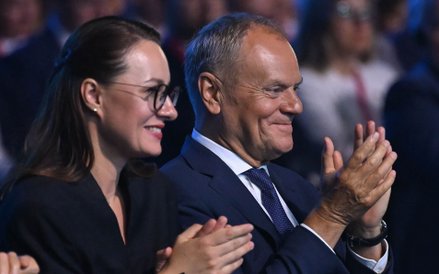 Julia Swyrydenko i Donald Tusk
