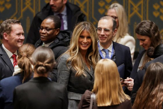 Melania Trump w siedzibie ONZ w Nowym Jorku