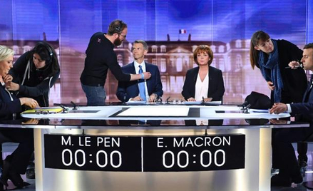 Według 63 proc. widzów debatę wygrał Emmanuel Macron. Marine Le Pen przekonała tylko 34 proc. spośró