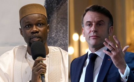 Ousmane Sonko i Emmanuel Macron