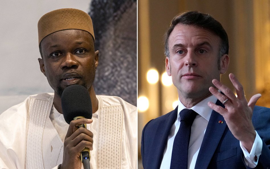 Ousmane Sonko i Emmanuel Macron