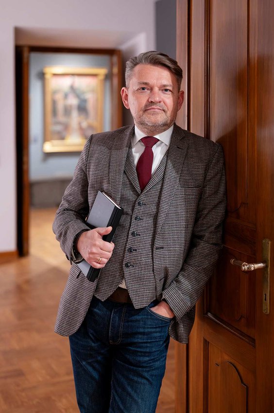 prof. dr hab. Robert Kotowski, wykładowca Wydziału Dziennikarstwa, Informacji i Bibliologii Uniwersy