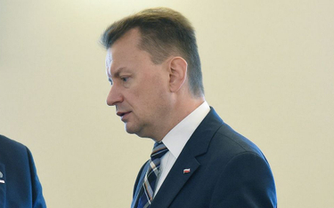 Mariusz Błaszczak, szef MSW